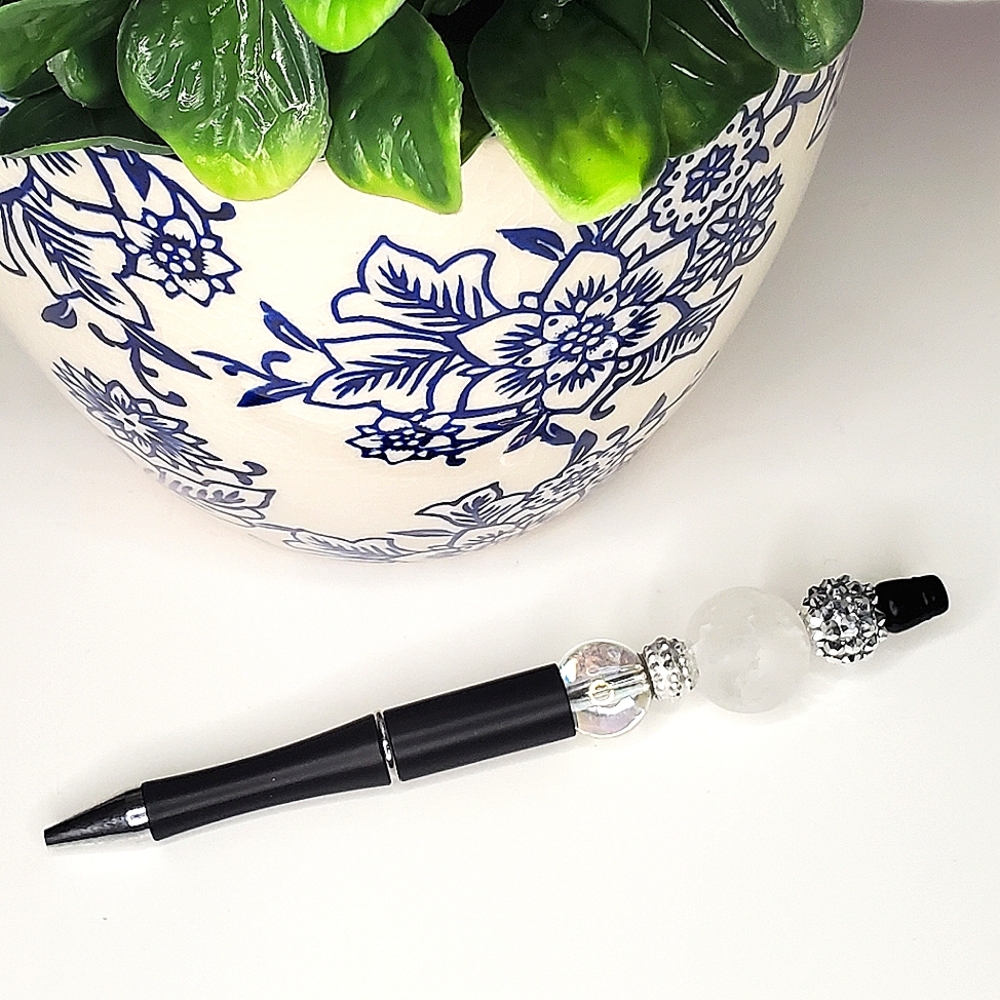 MIDNIGHT ELEGANCE BEADED PEN